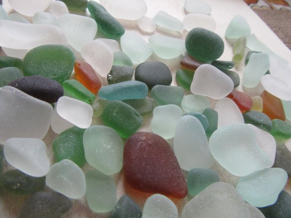 Sea Glass Lot Curacao Crafts Mosaic Supplies