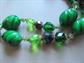 Western Germany Faceted Lucite Necklace 1950's Accessories Signed Jewelry