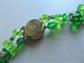 Western Germany Faceted Lucite Necklace 1950's Accessories Signed Jewelry