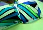 Mod Style Lucite Perced Earrings Trippy 1960's Costume Accessories Go Go