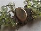 1960's Mod Lucite Green rainbow  Flower Pin and Multi Strand Necklace '60's Accessories