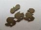 Squirrel And Nut Charms Three Each Jewelry Making Destash Fall