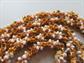 1920's Crocheted Glass Seed Bead Necklace Vintage Jewelry