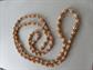 1920's Crocheted Glass Seed Bead Necklace Vintage Jewelry