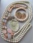 1980's Jewelry Lot Bangle Necklaces Earrings Ceramic Pendant