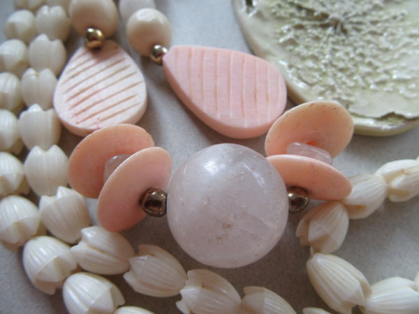 1980's Jewelry Lot Bangle Necklaces Earrings