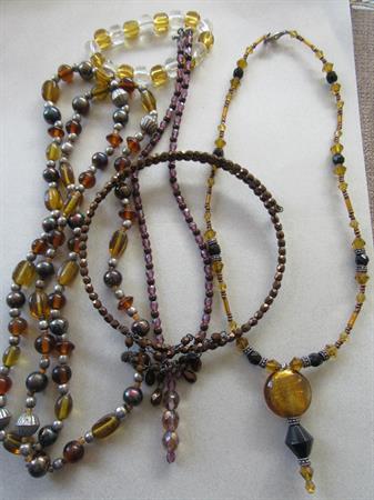 Large Vintage Glass Beads Lot Jewelry Making Crafts