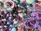 Vintage Multi Color Glass Beads Lot Destash Jewelry Making Crafts