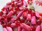 Vintage Red and Hot Orange Glass Beads Lot Destash Jewelry Making