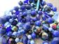 Vintage Blue Glass Beads Lot Destash Jewelry Making