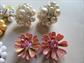 Vintage 1950's Clip Earrings Lot Japan Hong Kong '50's Jewelry