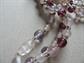 Vintage Glass Beads Lot Purple Swirls Destash Repurpose