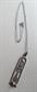 Cartouche Pendant on Sterling Silver Chain Egyptian Hieroglyphics  Fine Jewelry