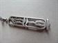 Cartouche Pendant on Sterling Silver Chain Egyptian Hieroglyphics  Fine Jewelry