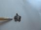 Vintage Petite Sterling Silver Marcasite Butterfly Pendant Fine Jewelry