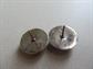 Vintage Sterling Silver Pieced Dome Geometric Earrings 4.1 Grams Fine Jewelry