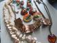 Vintage Jewelry Lot 1950's and Up Lucite Plastic Copper 