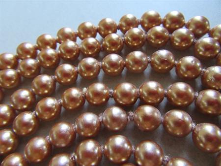 Vintage Faux Pearl Necklace Flapper Length Gatsby Party