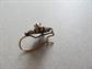 Victorian 10K Gold Seed Pearl Single Earring Part For Repurposing or Wear 1.4 Grams Destash