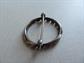Victorian Sterling Silver Rhinestone Bar Pin and Circular Amethyst Rhinestone
