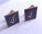 Vintage Canadian Pacific Airline Cufflinks and Tie Tac Set  Collectibles Shirt Accessories