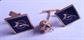 Vintage Canadian Pacific Airline Cufflinks and Tie Tac Set  Collectibles Shirt Accessories