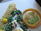 Vintage Jewelry Lot Yellow and Green Transfer Pin Clip Earrings Lucite Bangle And More