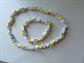 1960's Flower and Leaves Beads Lot Destash Pastels Jewelry Making Repurpose