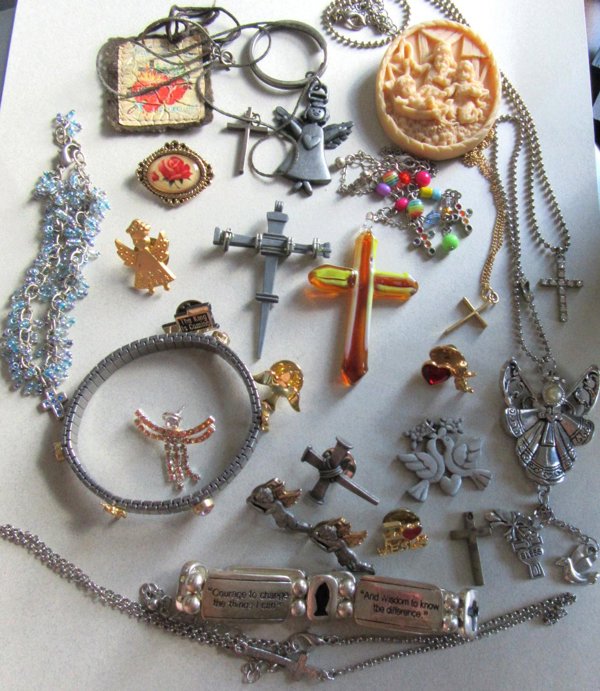 Religious Jewelry and More Lot Crosses Christian Catholic