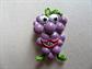 Vintage Anthropomorphic Wesco Signed Grape Bunch Pin Signed Vintage Jewelry
