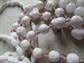 Vintage White Opaque Glass Beads Lot Destash Jewelry Making Crafting