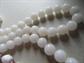 Vintage White Opaque Glass Beads Lot Destash Jewelry Making Crafting