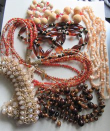 Glass Beads Lot Jewelry Making Repurpose 