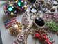 Rhinestone Harvest Lot Jewelry Making Destash Crafting Repurpose