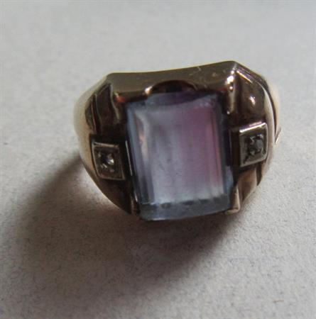 Art Deco 10K S.M.C.O. Ring Gold Scrap Grams Jewelry Making Repurposing Destash