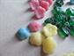 Vintage Glass Flower and Leaf Beads Fruit Salad Destash Jewelry Making Crafting