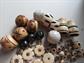 Faux Bone Beads Lot Tribal Necklace Parts Jewelry Making Destash Repurpose