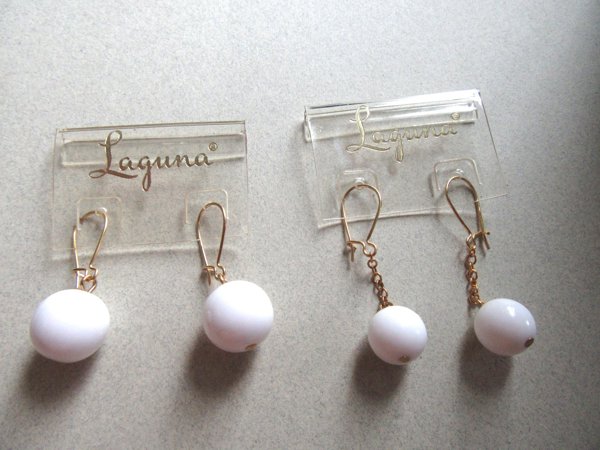 Vintage Mod Laguna Lucite Earrings Your Choice Signed Jewelry