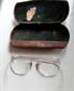 Antique 12K Gold Filled Hexagon Rimless Eye Glasses 