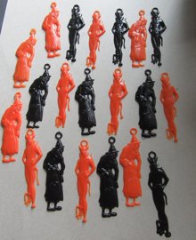 Twenty Vintage Witch Devil Charms  Lot 20 Pcs Jewelry Making Supplies