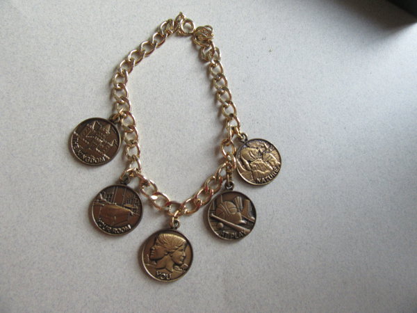 Child's Vintage Charm Bracelet  A Mystery!