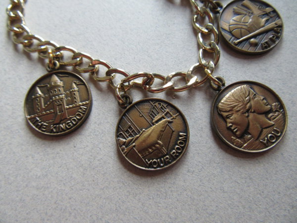 Child's Vintage Charm Bracelet  A Mystery!
