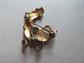 1940's Anthropomorphic Rhinestone Duck Pin Articulated Spinning Legs Figural 