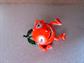 Anthropomorphic Google Eyes Happy Orange Pin Googley Googly Figural Fruit Pin