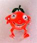 Anthropomorphic Google Orange Eyes Pin Vintage Jewelry