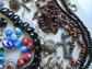 Vintage and Up Jewelry Parts Lot Destash Glass Beads and Doo Dads Repurposing Harvest
