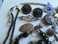 Vintage and Up Jewelry Parts Lot Destash Glass Beads and Doo Dads Repurposing Harvest