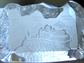 Vintage Jungfraujoch Top of Europe Switzerland 3D Glass Paperweight Souvenir