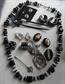 Vintage and Up Black Jewelry Lot Necklaces Earrings Hair Accessories