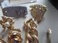 Vintage And Up Jewelry Lot Alfani Liz Clairborne Rhinestone Bracelets Dress Clip Earrings Pins
